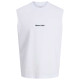 Jack & Jones Ανδρική αμάνικη μπλούζα Norrebro Embroidered Crew Neck Tank Top